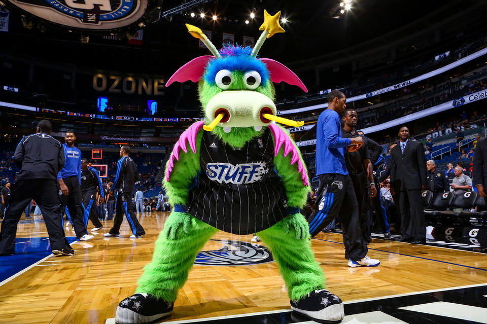 Stuff the Magic Dragon: Orlando Magics Fun-Loving Mascot